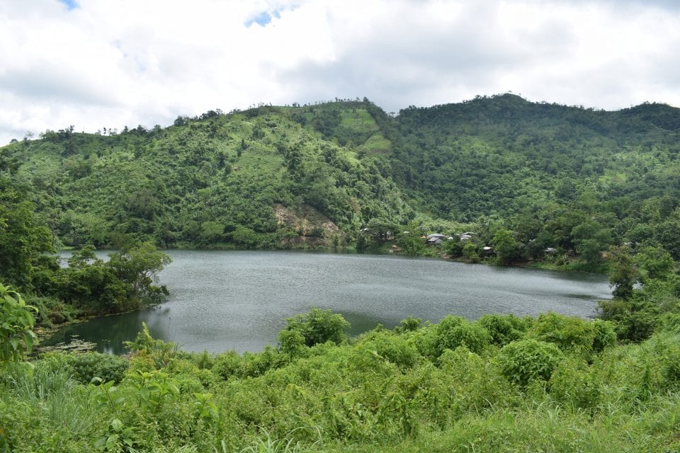 The natural beauty of Bangla Boga lake, Bangladesh. A must visited tourist destination