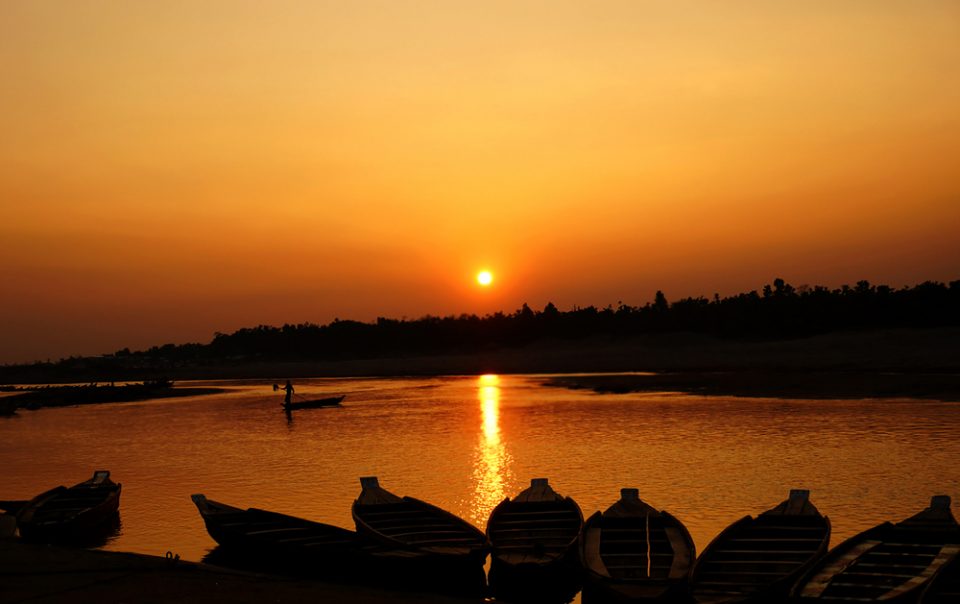 Sunset picture captured from Jaflong, it is a hill station and tourist destination in the Division of Sylhet, Bangladesh.