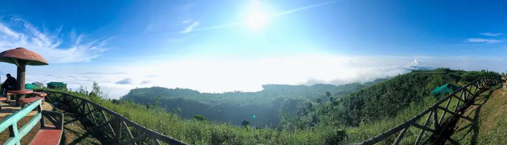 panorama view of keokradong