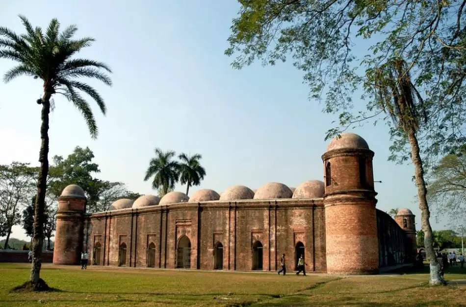 Shat Gambuj Mosque in Bagerhat, Bangladesh