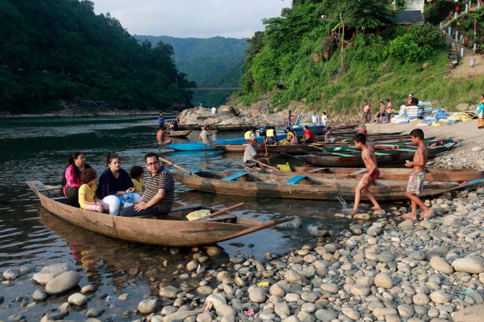 Jaflong is a hill station and popular tourist destination in the Division of Sylhet, Bangladesh