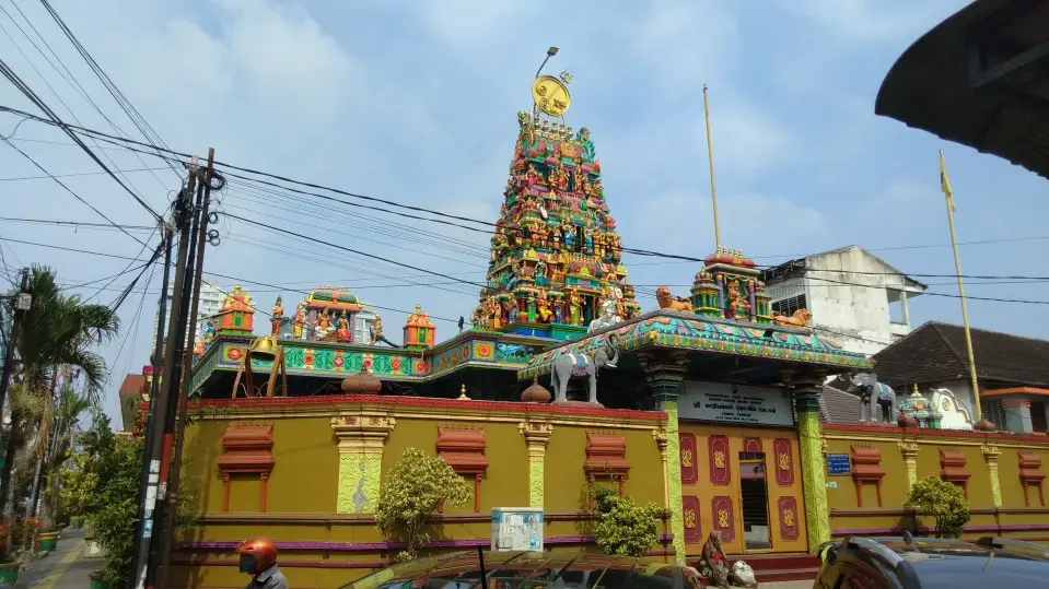 Kuli Sri Mariamman in Medan. Visiting Sri Mariamman Temple is one of the best things to do in Medan, Indonesia.