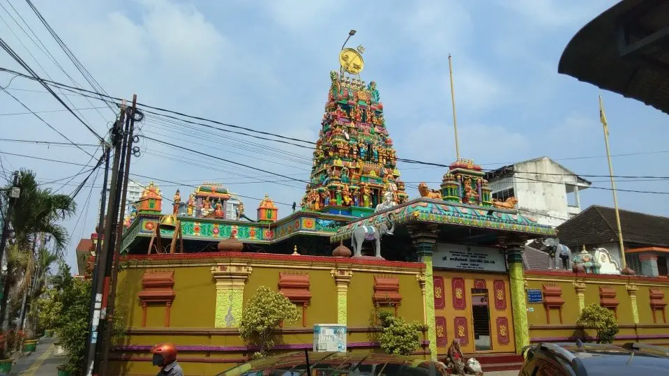 Kuli Sri Mariamman in Medan. Visiting Sri Mariamman Temple is one of the best things to do in Medan, Indonesia.