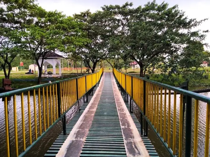Wonderful bridge in Taman-Cadika-Pramuka