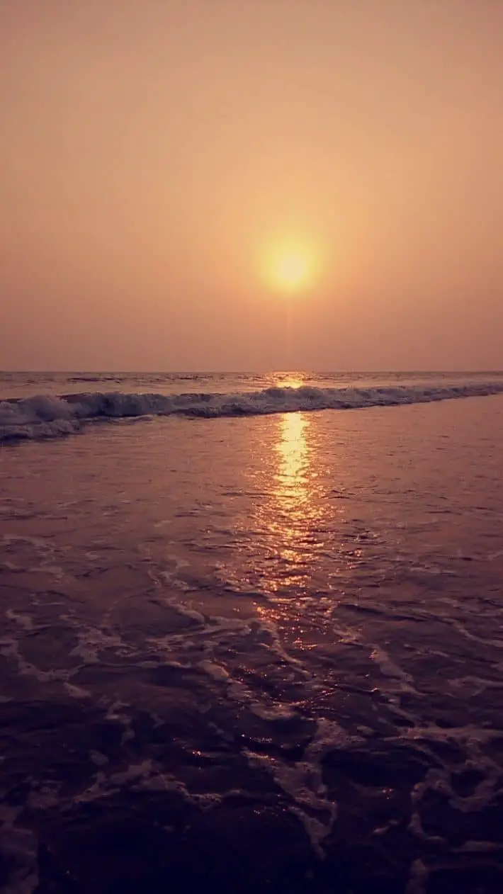 Sunset view from Cox's Bazar, Bangladesh