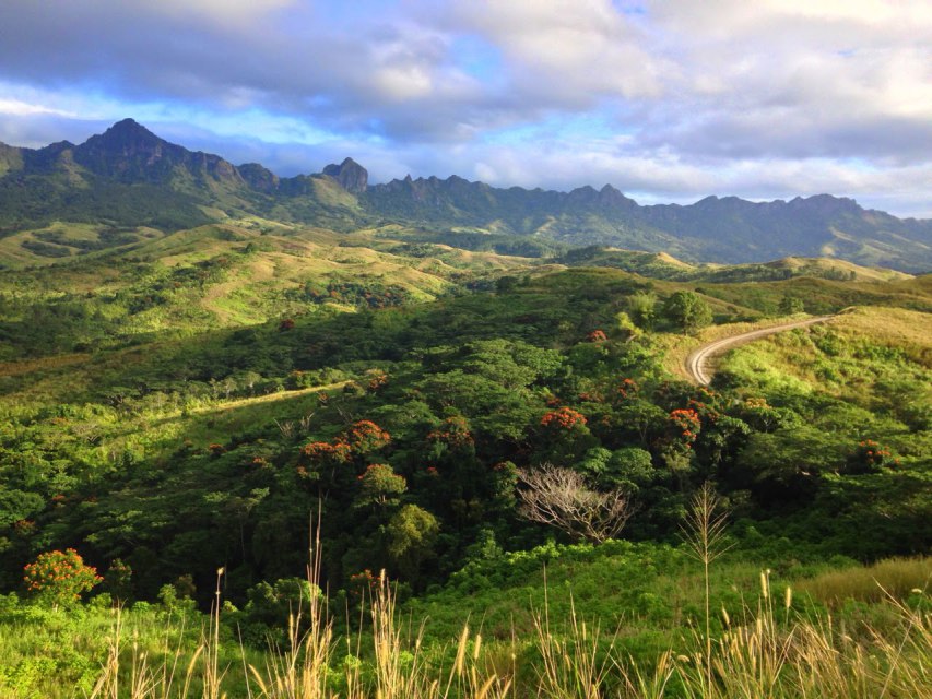 Discover Fijis Heart stunning Talanoa Treks. view from above of talanoa treks.