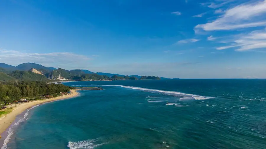 Babah Kuala Beach in Aceh Indonesia