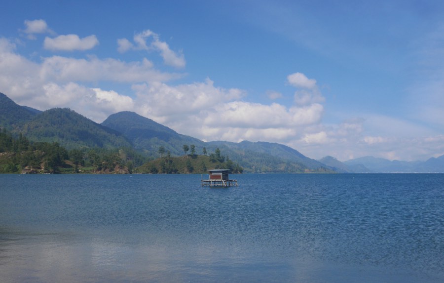 Beautiful view of Laut tawar lake
