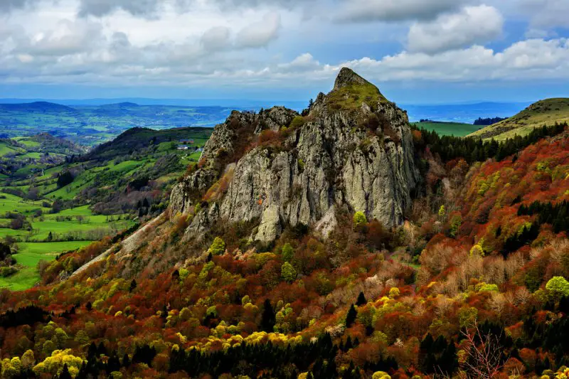 The Auvergne Volcanoes Regional Natural Park is an amazing place to go wild camping in france