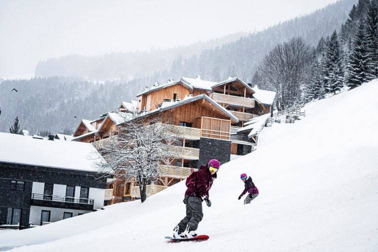 Snowboard is one of the best things to do in Chatel in winter