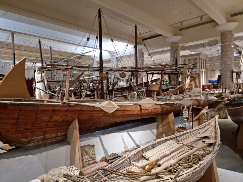 Boat in Sheikh Faisal Bin Qassim Al Thani Museum in Qatar