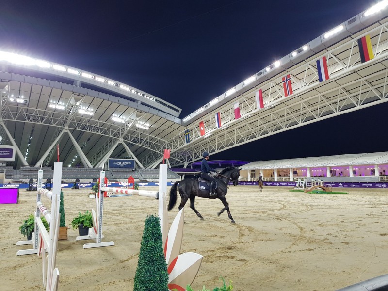 Doha's Al Shaqab equestrian center in Qatar