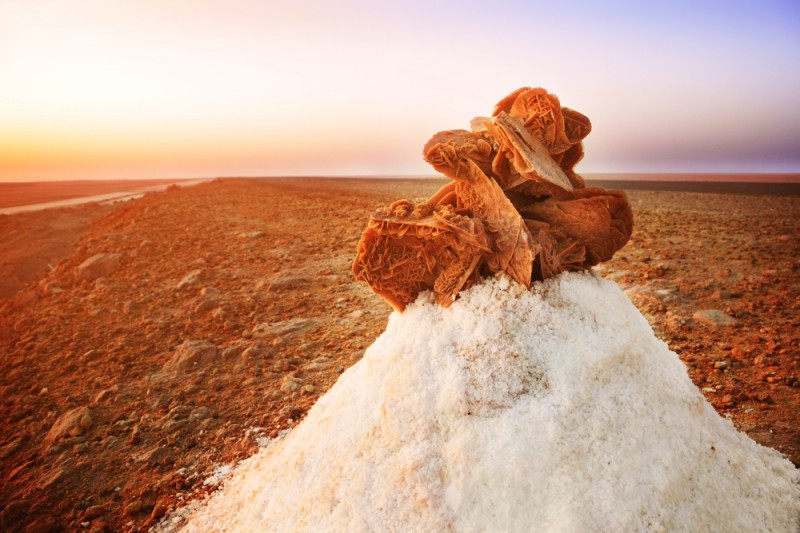 a pile of snow on a hill