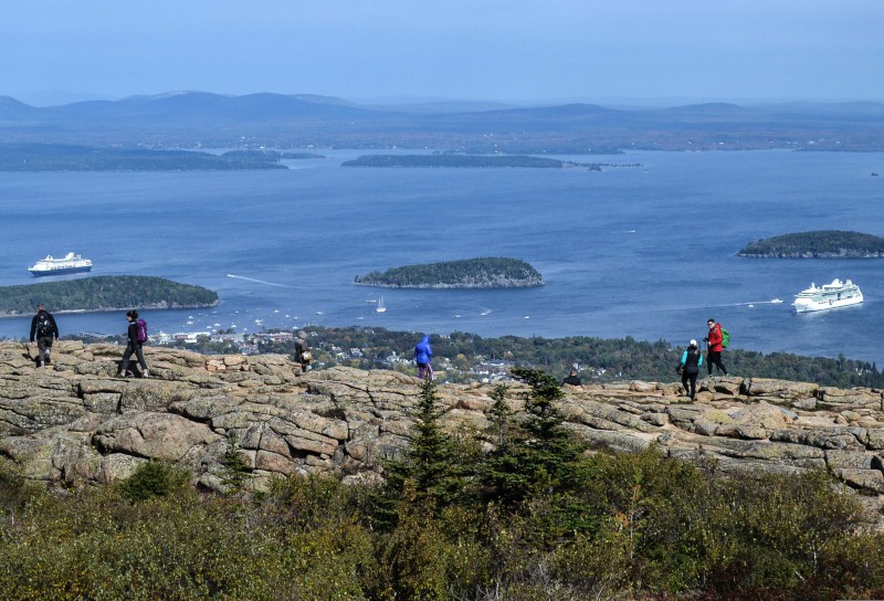 Can You Get Around Bar Harbor Without A Car. People are walking without car in Bar Harbor